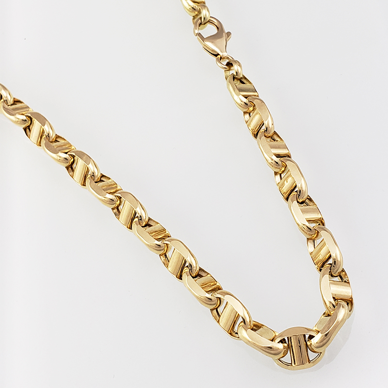 Cadena (68 cm) Eslabón Gucci (7 mm) - Oro Amarillo 18Kts. - Eurogems