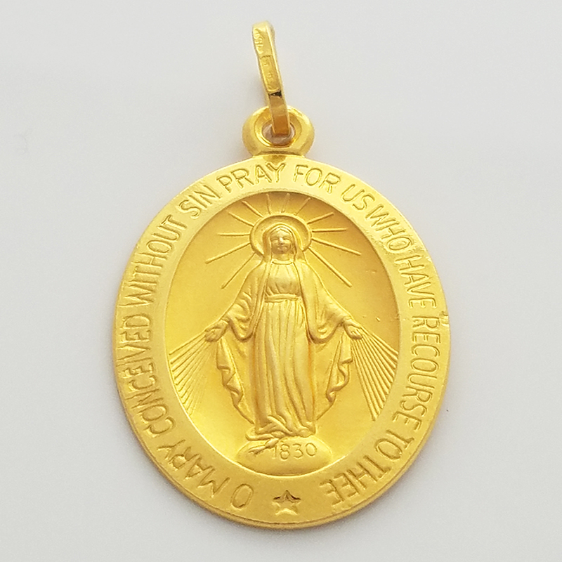 Virgen de la Medalla Milagrosa Globo de Oro, www.mantialdiv…