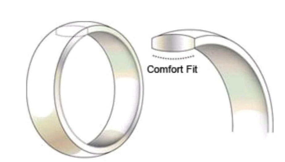 VPbao 1/3/4/10 paquetes de anillos de boda de 8 mm anillo de pareja de ajuste cómodo de goma de silicona apilables anillos 