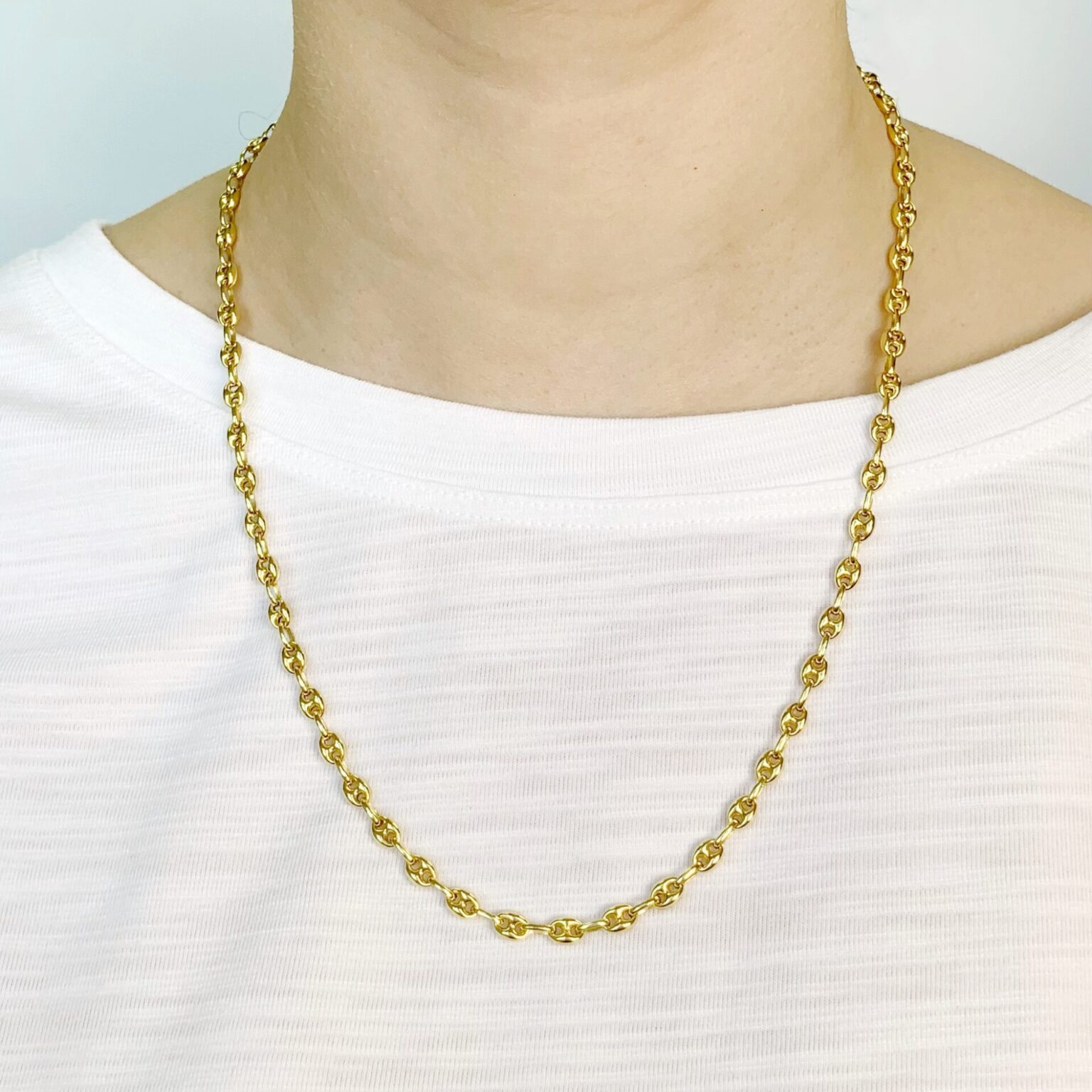 Cadena (55 cm) Eslabones Gucci (5 mm) Oro Amarillo 14Kts Eurogems