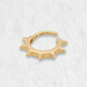 Unitario SEPTUM (10 mm) c/ 7 Puntas - Oro Amarillo 14Kts