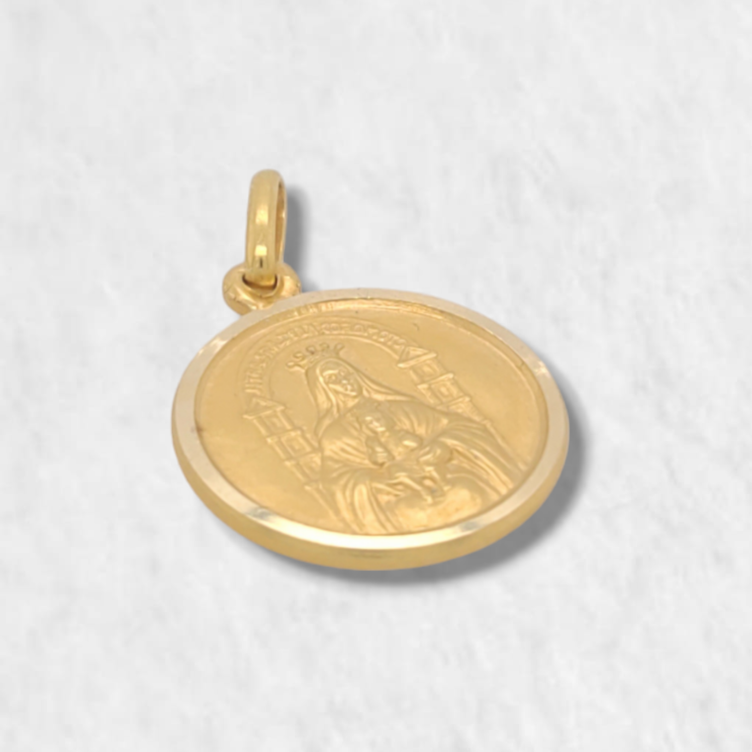 AMM - ML11 - Medalla Milagrosa mediana chapada en oro de 14 quilates