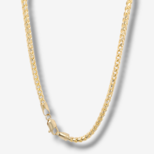 Cadena (60 cm) Tejido Franco Diamantada - Oro Amarillo 18Kts