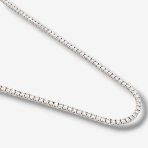 Gargantilla (40 cm) Tennis c/ Diamantes Lab Grown (5.3 Ct) - Oro Blanco 14Kts