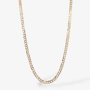 Cadena (50 cm) Maciza Tejido US Link (2.65 mm) c/ Cierre Lobster - Oro Amarillo 18Kts