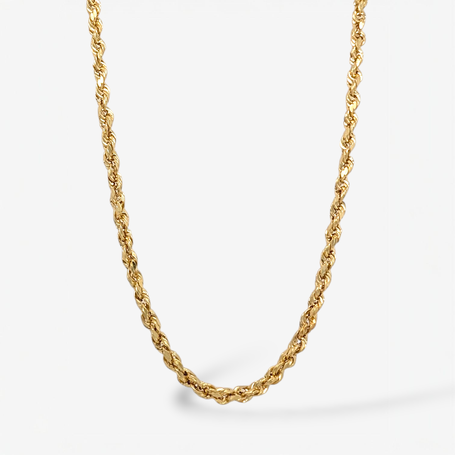 Cadena (40 cm) Light San Francisco (3 mm) c/ Cierre Lobster - Oro Amarillo 18Kts