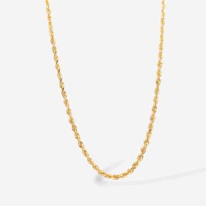 Cadena (55 cm) Maciza Tejido San Francisco (2.3 mm) c/ Cierre Lobster - Oro Amarillo 18Kts