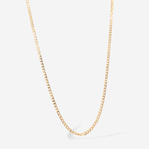 Cadena (40 cm) Tejido US Link Mini (1.55 mm) c/ Cierre Lobster - Oro Amarillo 18Kts