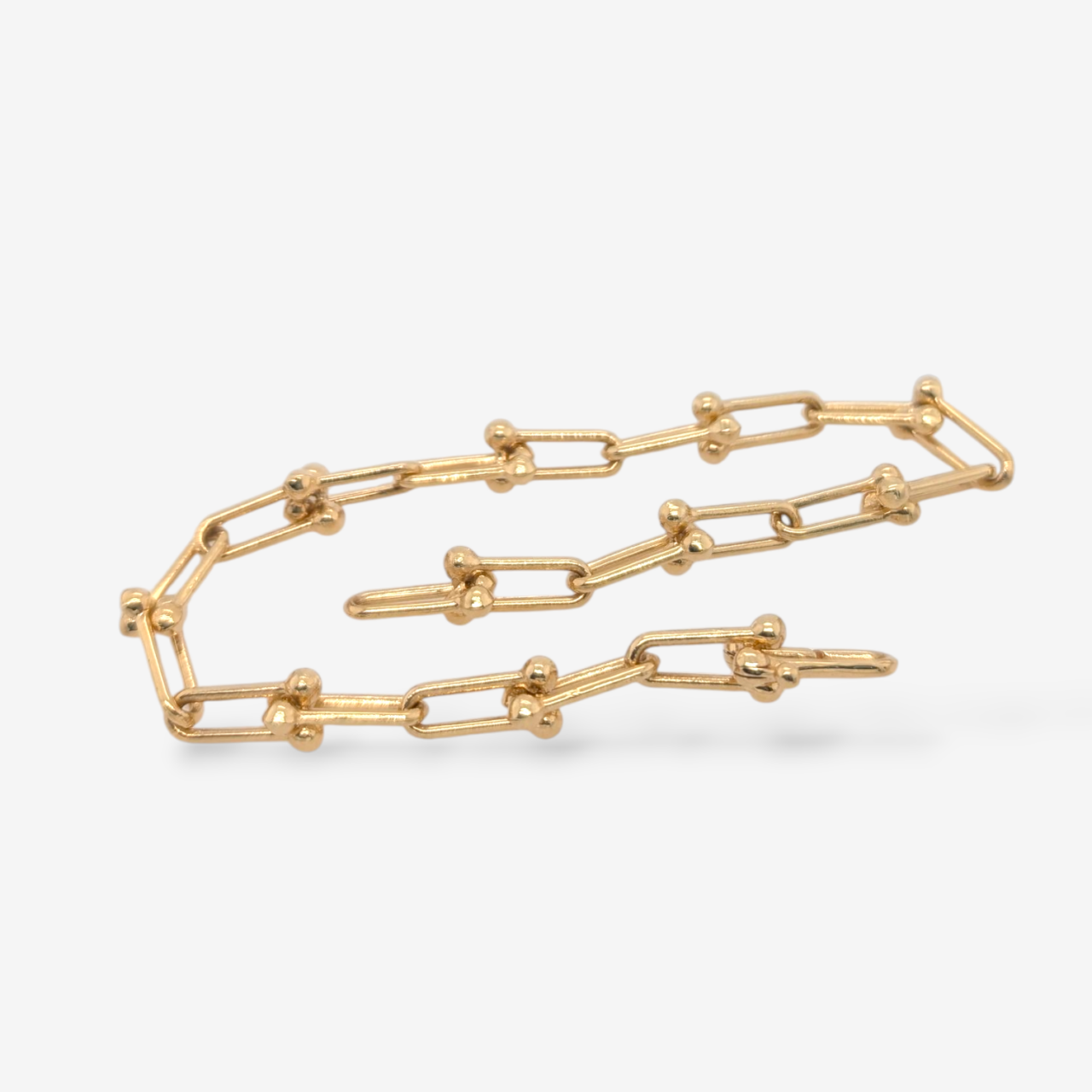 Brazalete (19 cm) U Link (4.5 mm) - Oro Amarillo 18Kts