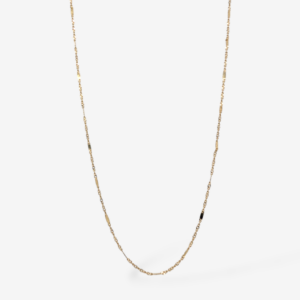 Cadena (40 cm) Tejido Singapur/Espejo (1.1 mm) c/ Cierre Lobster - Oro Amarillo 18Kts