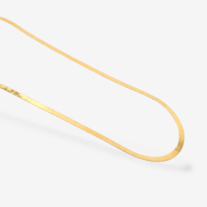 Cadena (40 cm) Herringbone (2 mm) c/ Cierre Spring - Oro Amarillo 18Kts