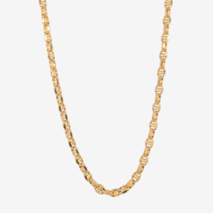 Cadena (60 cm) Mariner Alternado Light c/ Cierre Lobster (3.70 mm) - Oro Amarillo 18Kts