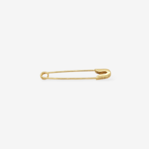Imperdible (30 x 5 mm) Liso - Oro Amarillo 14Kts