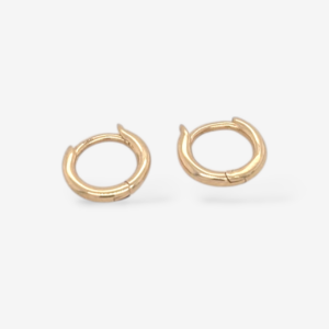 Zarcillos (9 mm) Huggies Mini (1.6 mm) - Oro Amarillo 14Kts